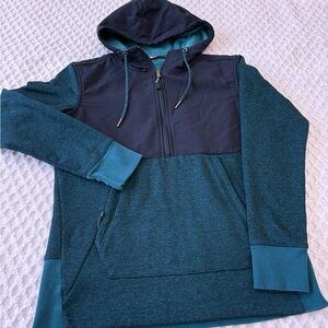 The North FacewomenTeal and Navy Zip-Up Sweater
